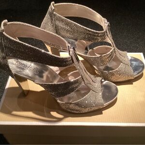 Michael Kors Silver Studded Heels